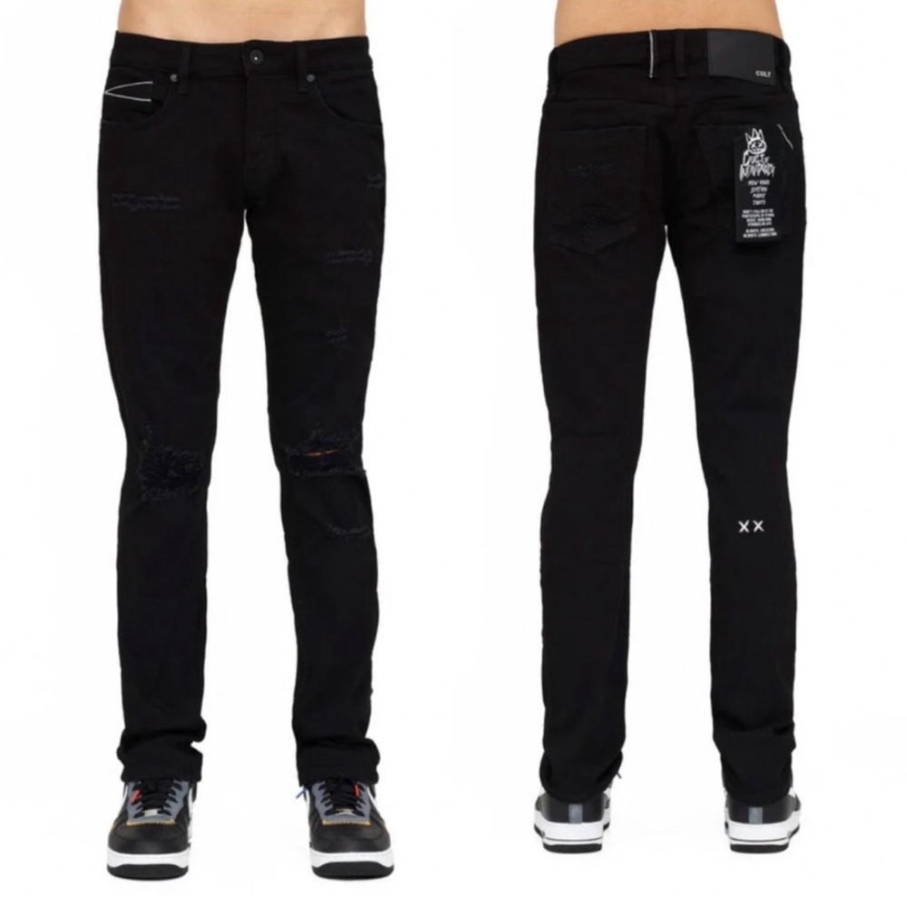 CULT OF INDIVIDUALITY Punk Super Skinny Jeans